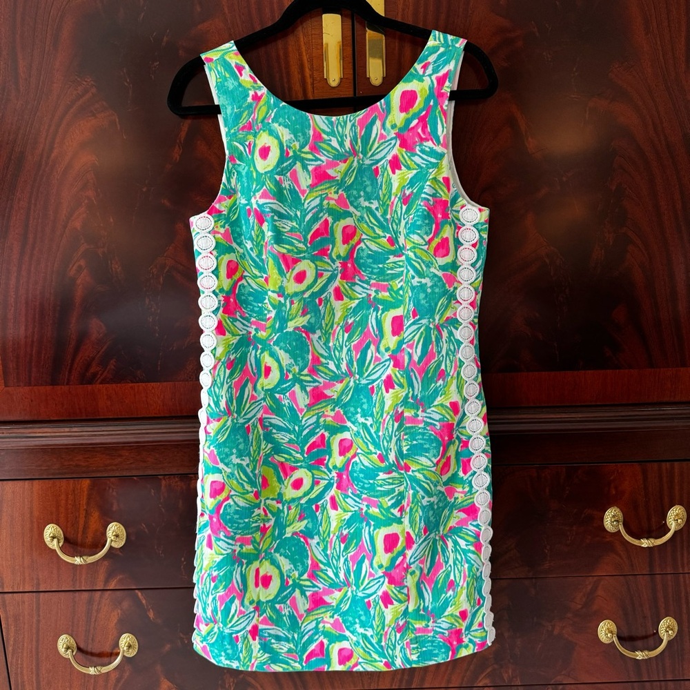 Lilly Pulitzer Guac and Roll Mila Shift Dress Size 8 RARE